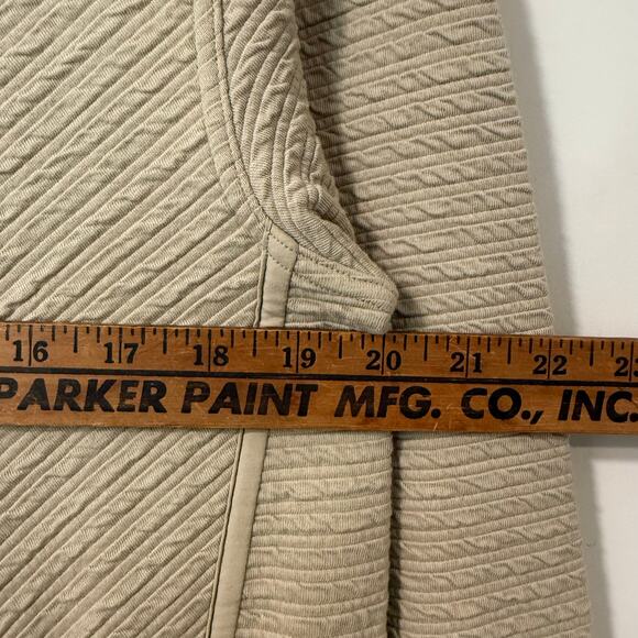 Lululemon On Repeat Ribbed Long Sleeve Dress Sweatshirt Tan 8 Knee Length - Picture 4 of 8